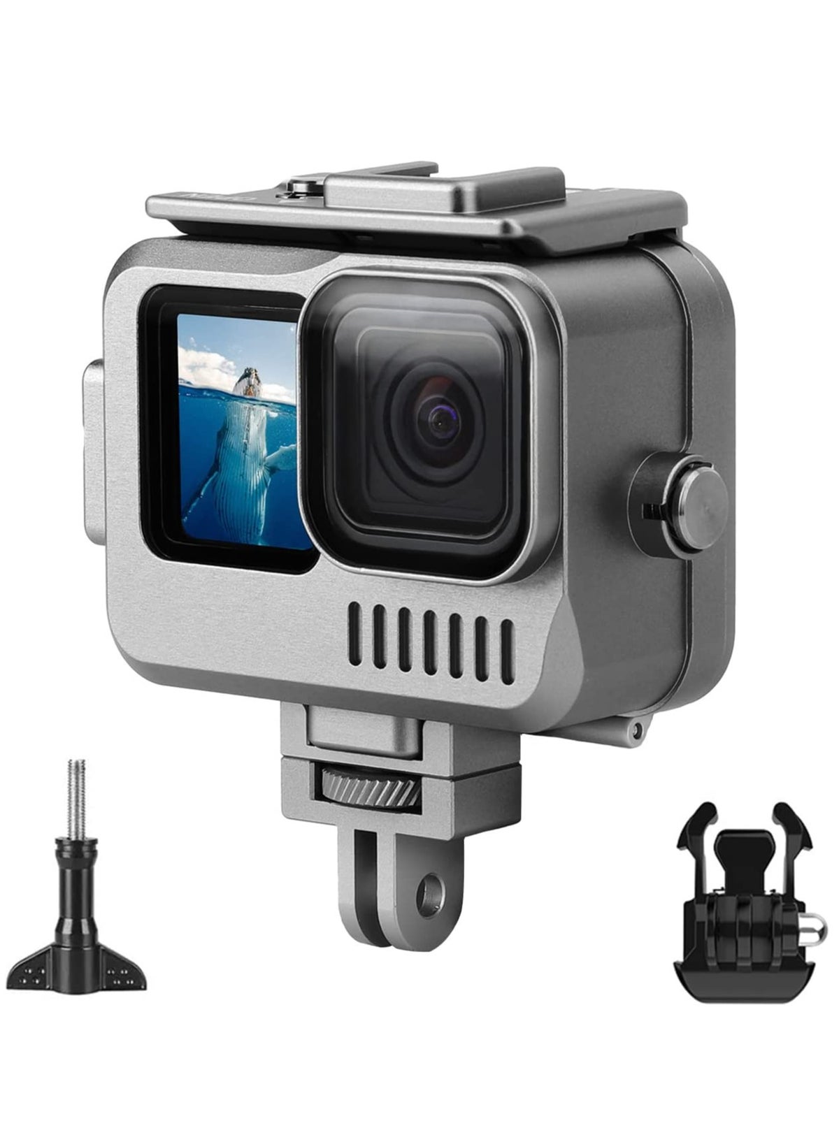 SOLARAE SOLARAE Aluminum Waterproof Case For Gopro Hero 11 10 9 ZDDE2EDB26611AC0A9CD9Z
