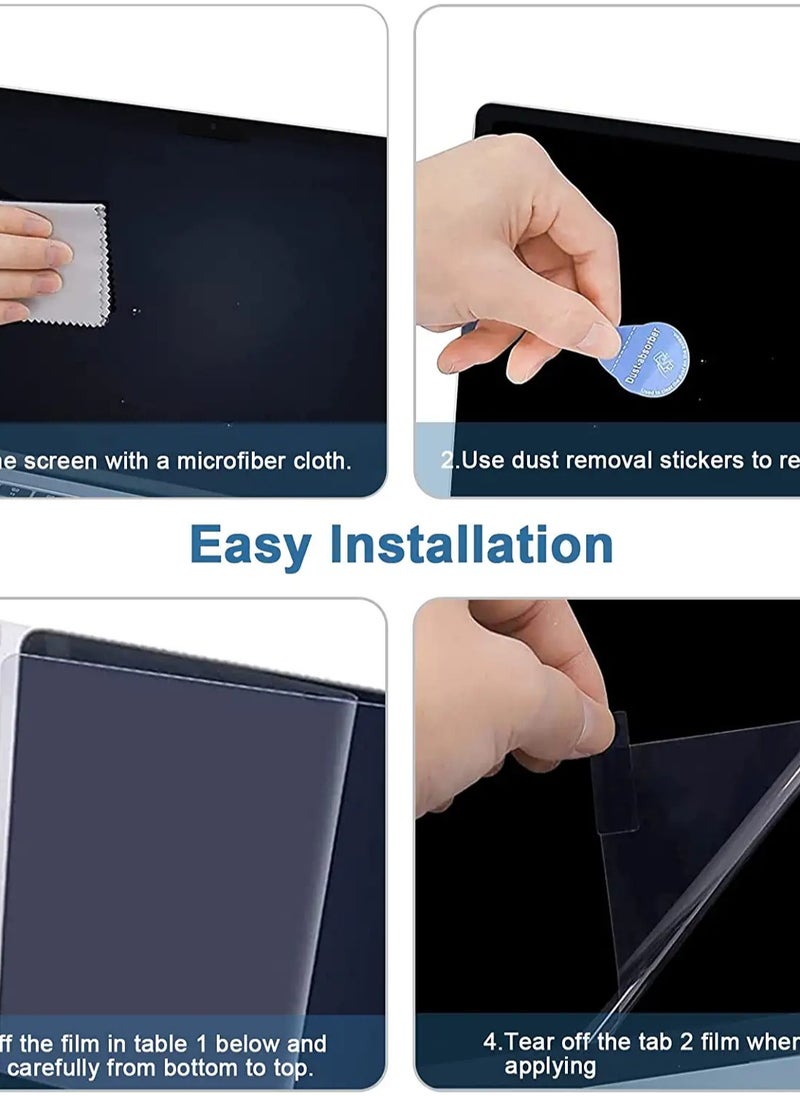 Anti Glare Screen Protector Compatible with MacBook Air 13.6 inch 2025 M4 Chip A3240/2024 M3 Chip A3113 /2022 M2 A2681,  Anti Fingerprint Anti Scratch Screen Filter Film