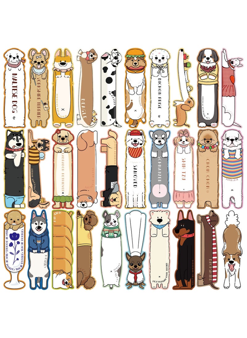 30PCS Bookmarks for Kid Cute Dog Bookmarks Animal Theme Funny Bookmark Cute Bookmark for Kids Students Teens Book Lovers Classroom Favors - Image 1