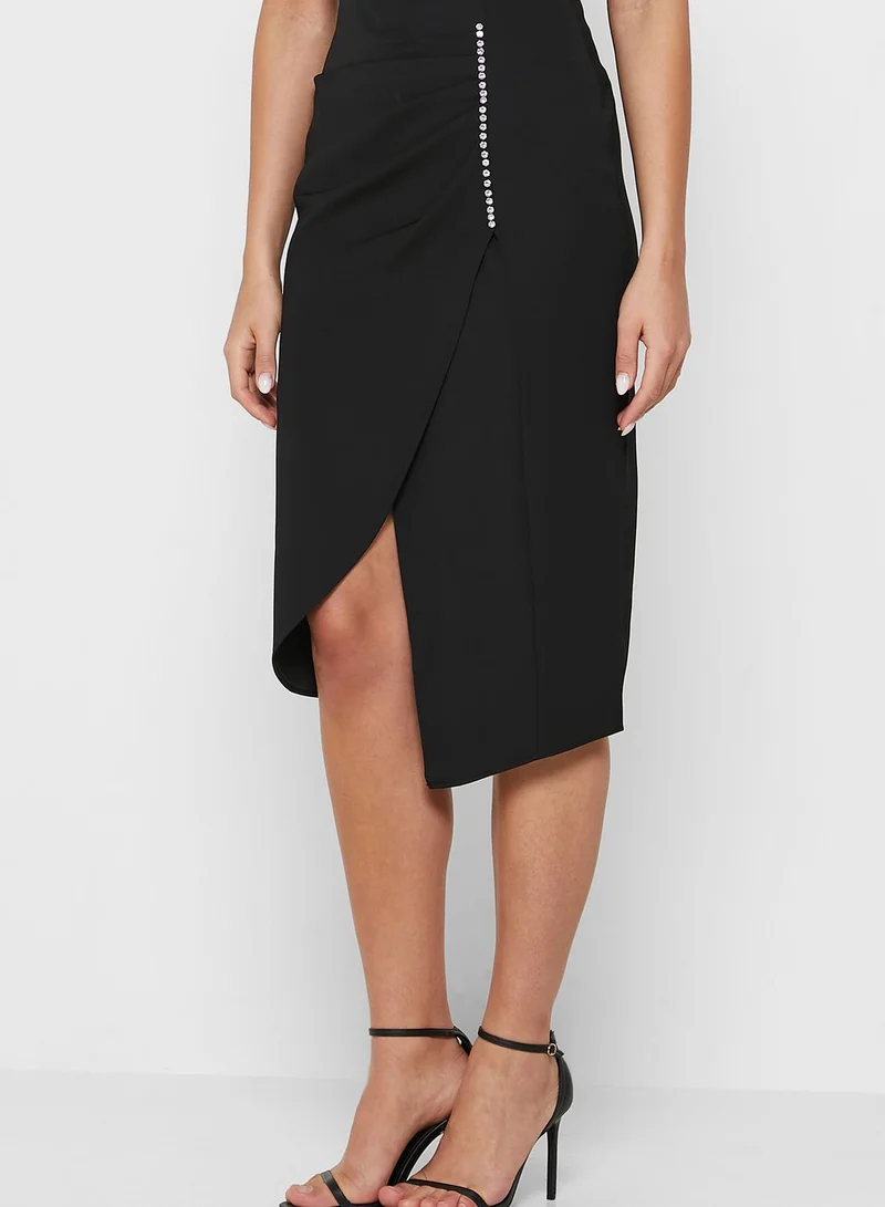 ELLA Ruched Detail Skirt