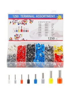 KASTWAVE Ferrule Crimping Tools Wire Pliers - 1250 PCS Wire Ferrules with Crimpers Pliers Kit for Electricians, Adjustable Ratchet Tools with Terminals Connectors 0.25-10 mm² (AWG 23-7)  - Image 5