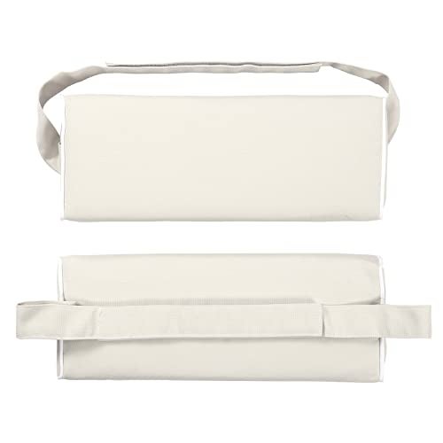 Enipate Outdoor Chaise Lounge Head Pillow, Pack of 2 Water Resistant Headrest Pillows with Elastic Band for Pool Patio Chairs - Image 1