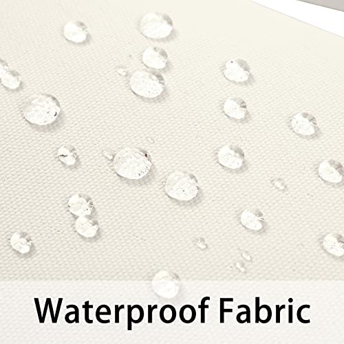 Enipate Outdoor Chaise Lounge Head Pillow, Pack of 2 Water Resistant Headrest Pillows with Elastic Band for Pool Patio Chairs - Image 4