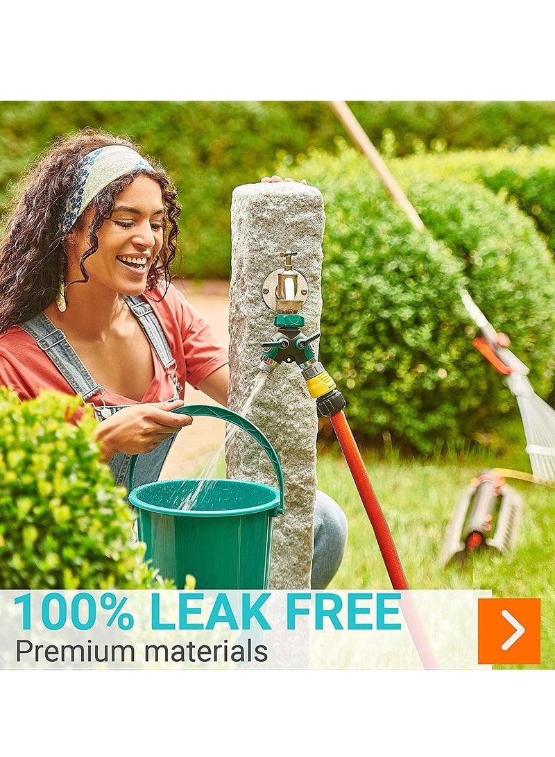 إسكدنيا أداة تقسيم خرطوم عملية متينة على شكل حرف Y 3/4 أداة تقسيم خرطوم متينة على شكل حرف Y مزدوجة التمرير للزراعة في الحديقة الزراعية في اتجاهين أداة ريّ إكسسوارات الحدائق - Image 4