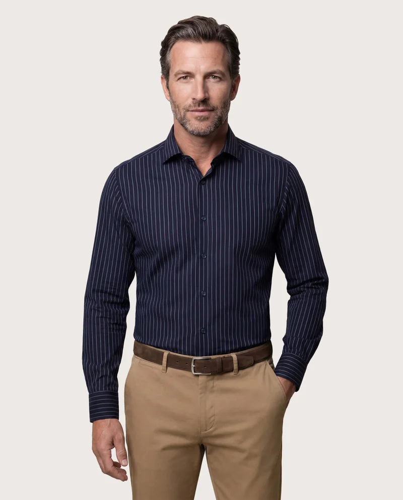 Camicissima Striped Dobby Non Iron Shirt