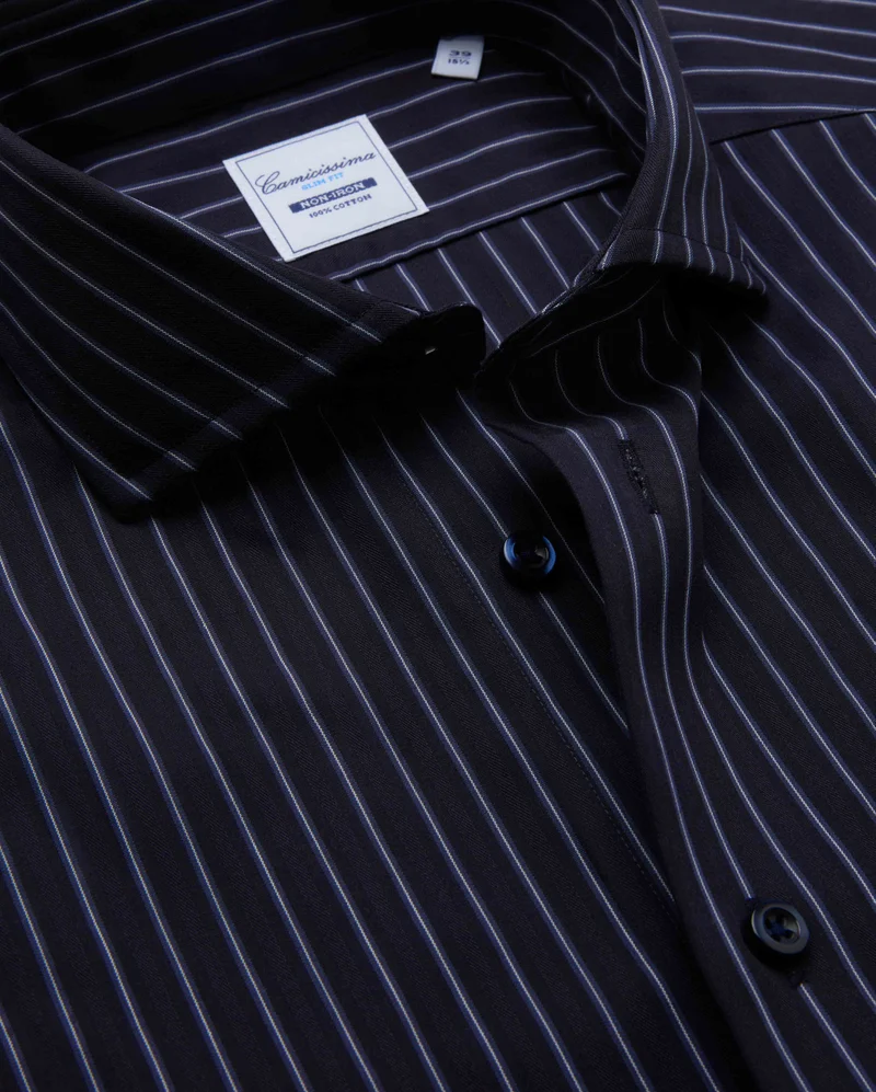 Camicissima Striped Dobby Non Iron Shirt