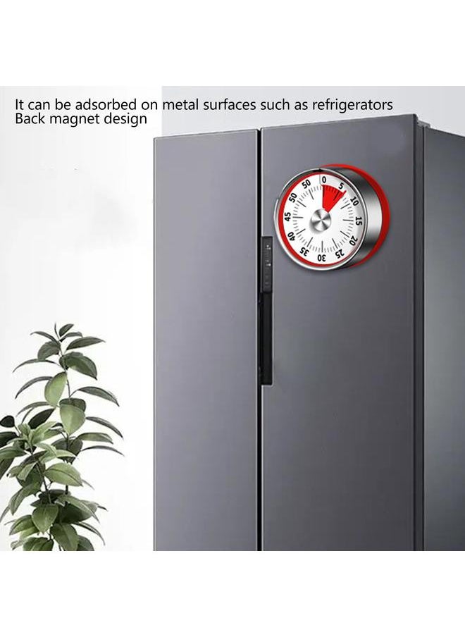 Thoraya - Kitchen Timer Red Alert Practical Magnetic Cooking Timer for Kitchen Cooking Homework Running - Image 1