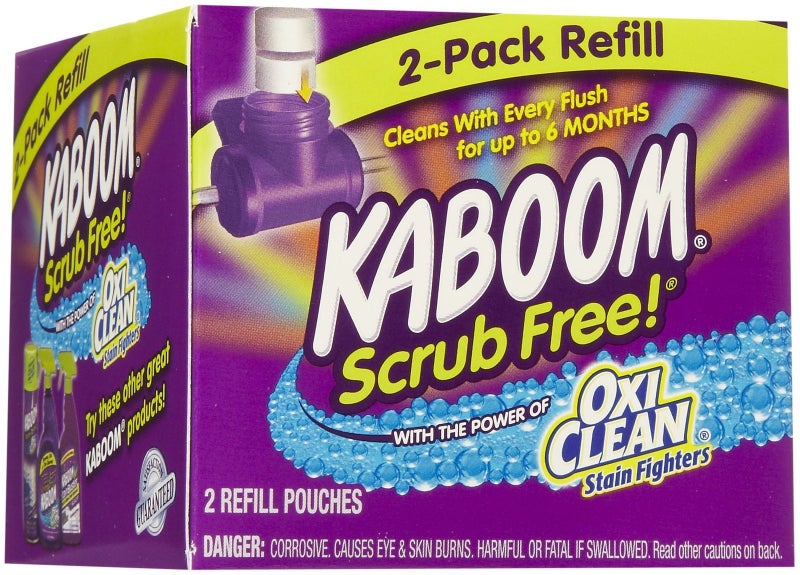 Kaboom Scrub Free! Continuous Clean Toilet Cleaning Refill Tablets (2 Count Per Package) *Refill Tablets Only. - Image 1