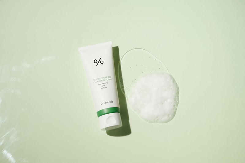 leegeehaam Dr.Ceuracle by leegeehaam Tea Tree Purifine Cleansing Foam (150ml / 5.07 fl. oz.) - Gel to Foam Mild Soothing Daily Cleanser with Fine Bubbles, Sebum Reducing and Hydrating for Sensitive Skin - Image 5