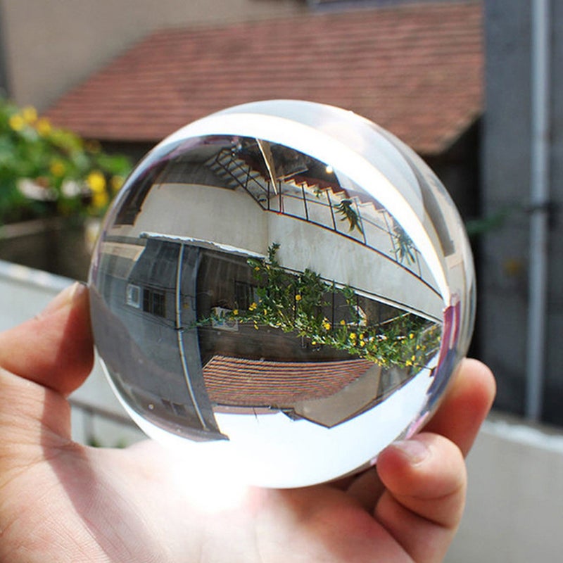 Clear Crystal Art Decor Crystal Prop Photography Reflective Sphere - Image 3
