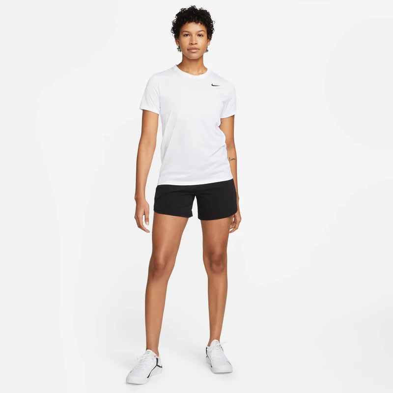 Nike Black Women's Bliss Dri-FIT Mid-Rise Shorts for Women | Best Price UAE