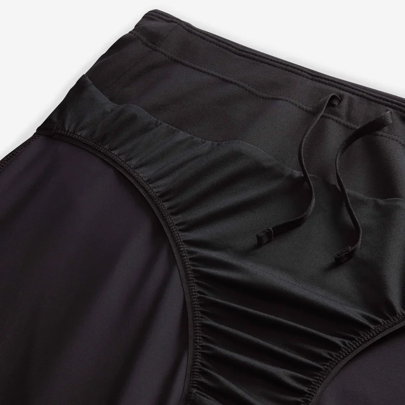 Nike Black Women's Bliss Dri-FIT Mid-Rise Shorts for Women | Best Price UAE
