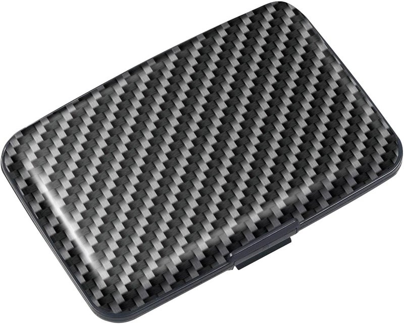 Coco Rossi Mini Credit Card Holder for Women or Men,RFID Blocking Slim Hard Card Case ID Case Travel Wallet - Image 4