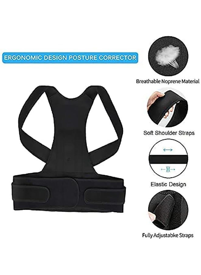 Arabest Back Brace, Posture Corrector for Women and Men, Back Support Straightener, Upper Back Brace Posture Trainer for Body Correction and Neck and Shoulder, Relieves Pain, Straightens the Back (L)  - Image 4