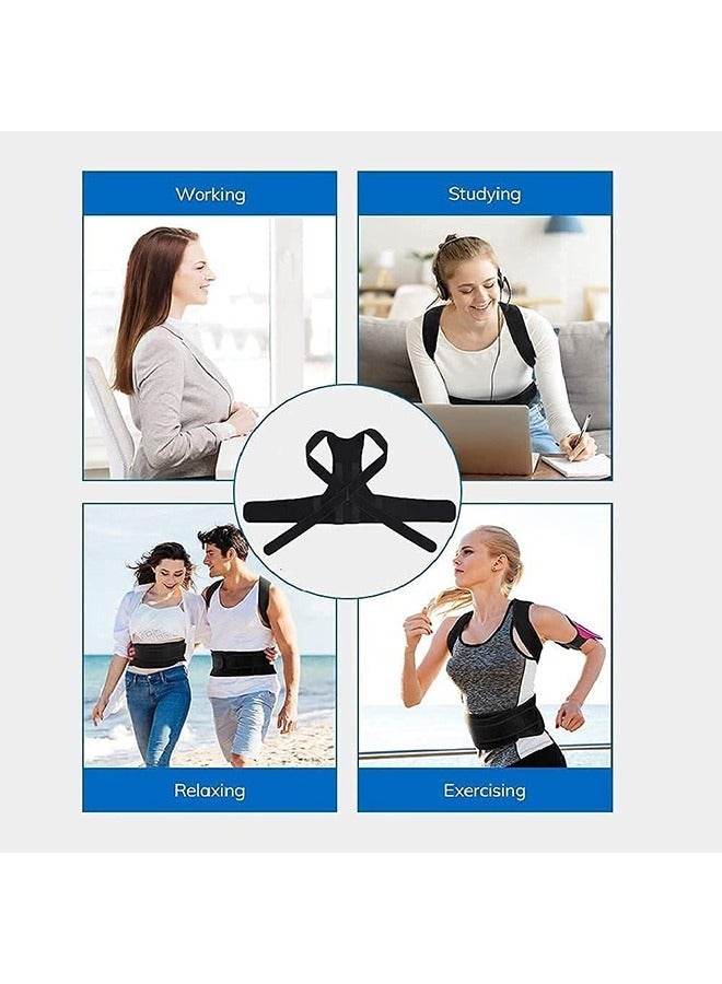Arabest Back Brace, Posture Corrector for Women and Men, Back Support Straightener, Upper Back Brace Posture Trainer for Body Correction and Neck and Shoulder, Relieves Pain, Straightens the Back (L)  - Image 5