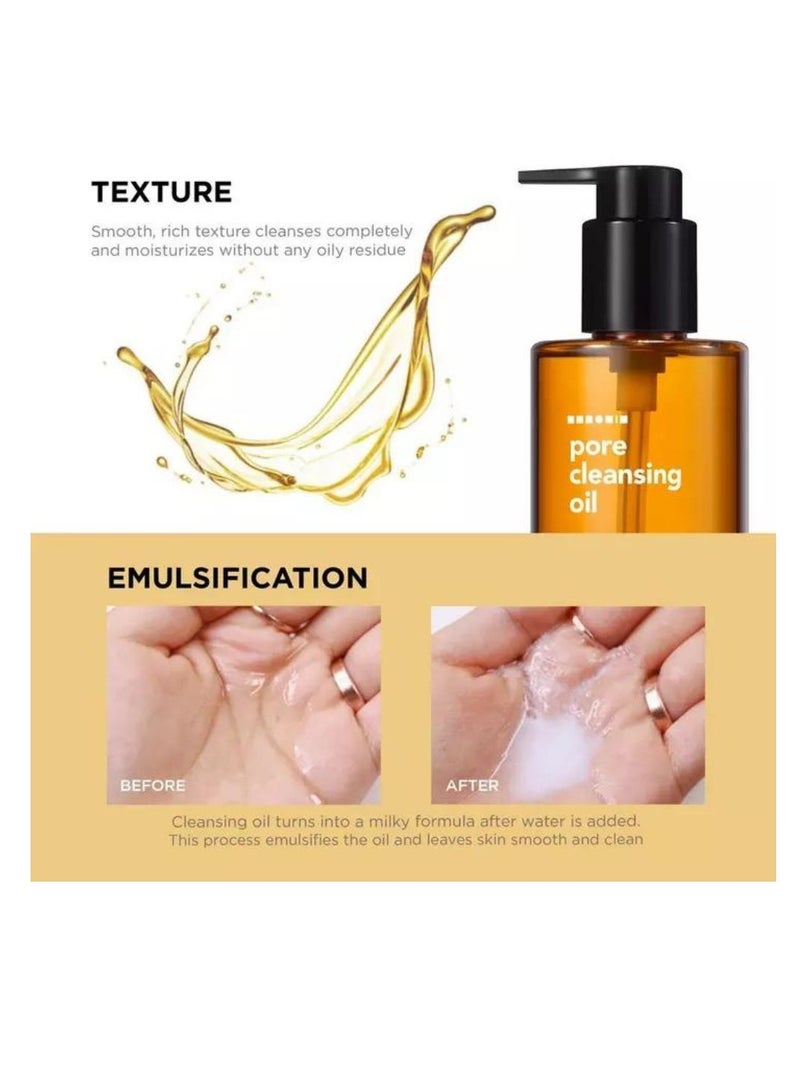 Hanskin Pore Cleansing Oil AHA Deep Cleansing and Exfoliation 300ml - Image 2