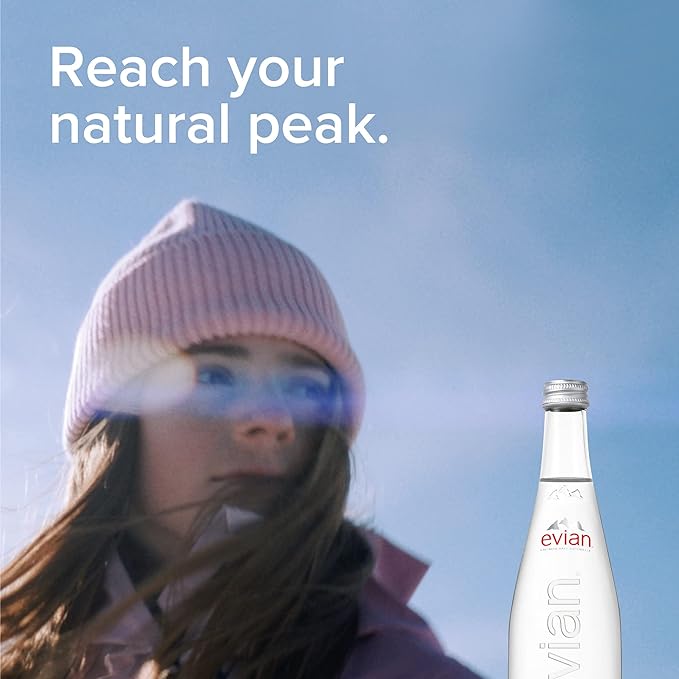 Evian Natural Mineral Water Glass - 330 ml x 20 - Image 4
