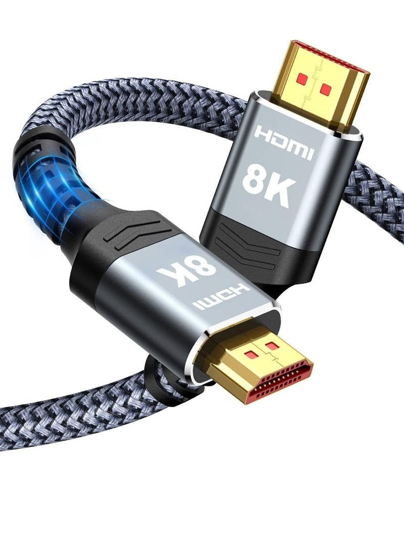 igeekwell HDMI Cable 8K,(2 Meters 2 Pack) HDMI Ultra HD Lead High Speed 48Gbps Ultra HD 8K@60Hz,4K@120Hz,4320P, 2160P, 1080P - Image 1