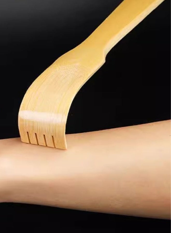 Back Scratcher, Bamboo Wood Backsplash Massager, 18.5 Inches (Approximately 47 Cm) For Self-Treatment, Practicality And Novelty Gifts For Relieving Itching (2 PCS) - Image 3