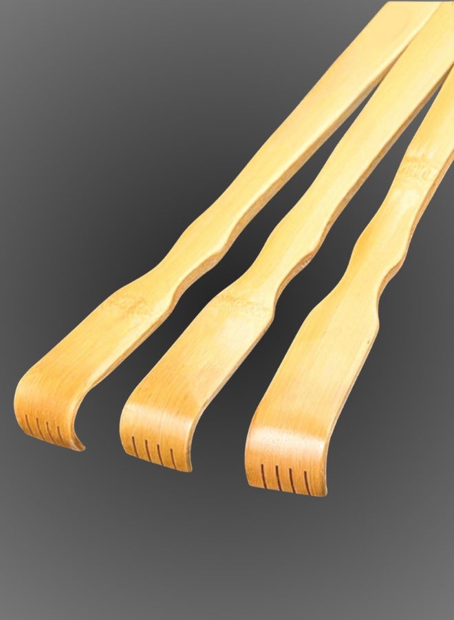 Back Scratcher, Bamboo Wood Backsplash Massager, 18.5 Inches (Approximately 47 Cm) For Self-Treatment, Practicality And Novelty Gifts For Relieving Itching (2 PCS) - Image 2