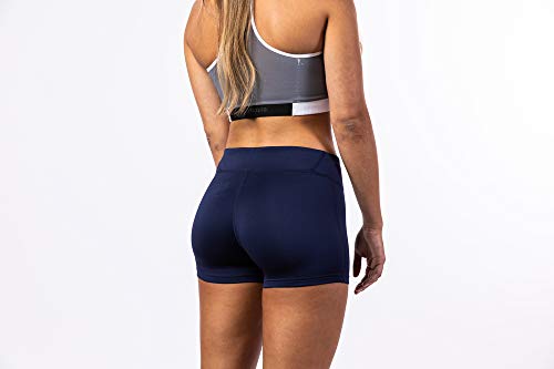 Mizuno شورت كرة الطائرة ميسونو فيكتوري 3.5 بوصة لون كحلي، صغير - Image 2