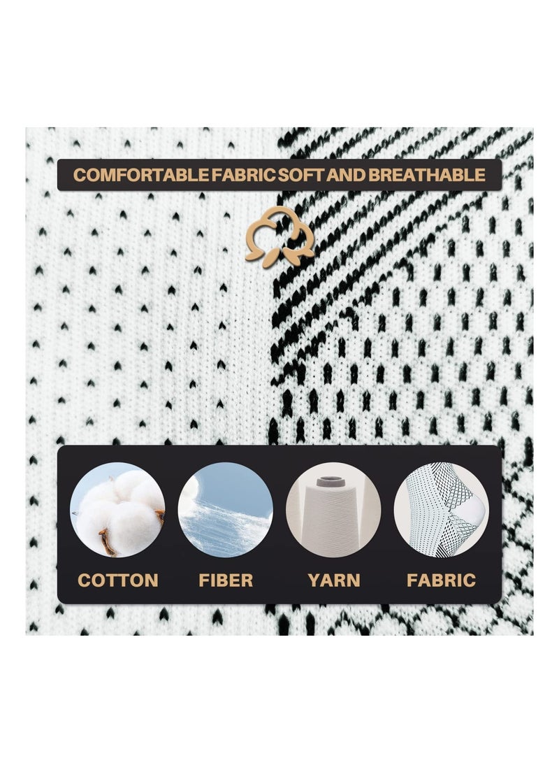 Zikra 4Pcs Neuropathy Socks, White, Ankle Brace Socks, and Tendonitis compression socks, for Pain Relief and Plantar Fasciitis for Unisex, Ankle Compression Sleeve for Ankle Swelling - Image 4