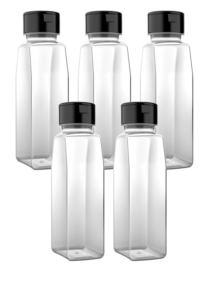 Mountain West Plastic Spice Jar with Shaker Lid (16 fl OZ-5 Pack) Refillable, Use for Kitchen Organization - Image 1