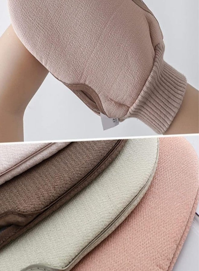 Digital Shoppy Bath Scrub Glove, Dual-Texture Exfoliating Mitt for Deep Cleansing, Pink - Image 5
