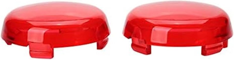 Vuzmode Motorcycle Turn Signal Light Lens Covers (Red) - Image 2