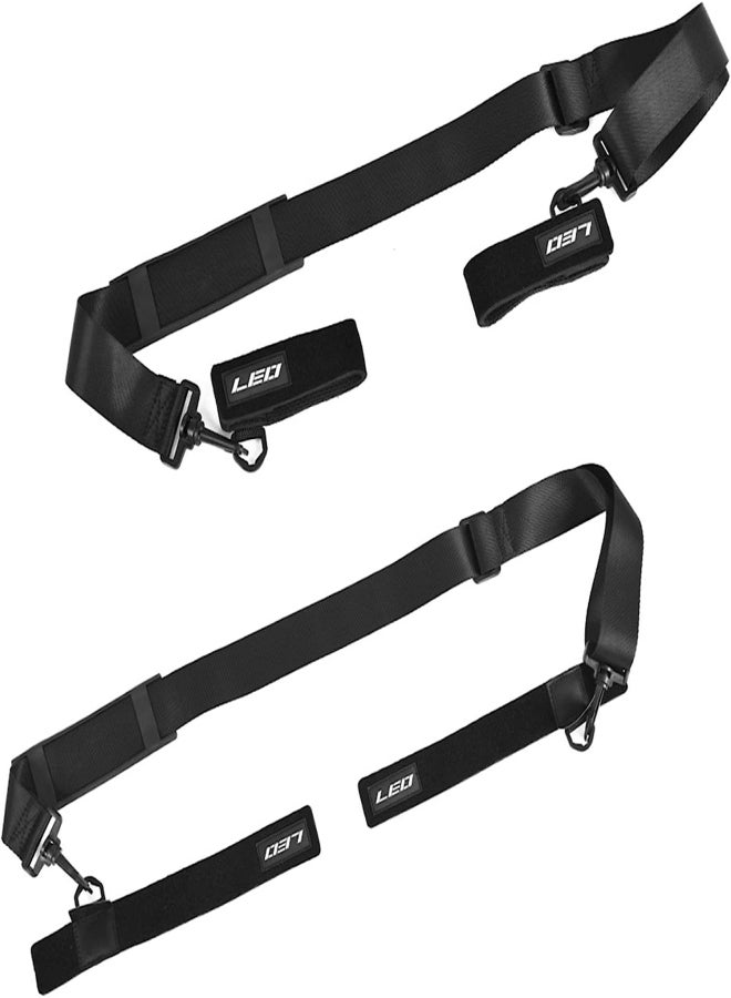 2 قطعة من حاملات حزام الكتف لقضيب الصيد وحزام قضيب الصيد وحاملات ربطات شعر الصيد