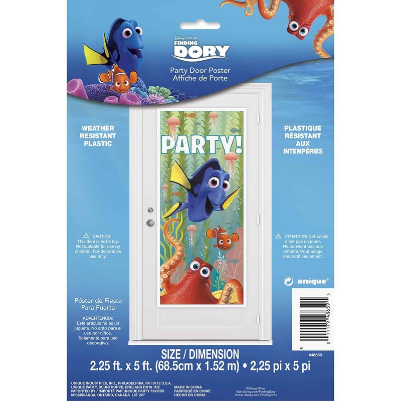 Unique Disney Finding Dory Plastic Door Poster 60 x 27 1 Pc - Image 2