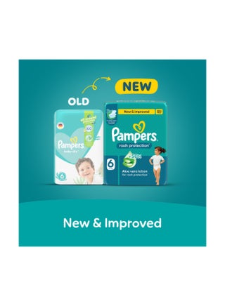Rash Protection Size 6 Taped Diapers 13+ Kg Giant Pack 46 Count - view 2