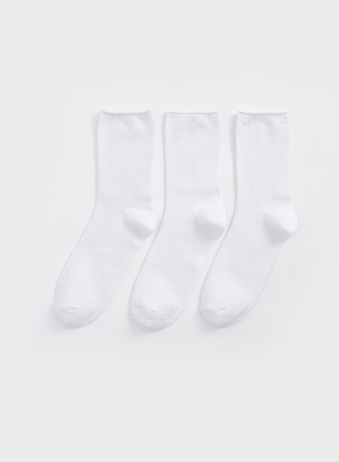LC WAIKIKI Women's Plain Ankle Socks 3-packs - Image 1