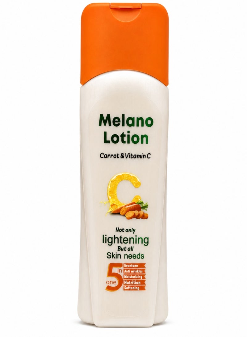 Melano lotion Carrot & Vitamin C Nutrition Super moisturizing & Softening 300 ML - Image 1