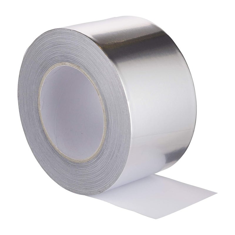 GS Aluminium Foil Adhesive Tape (72mmx20m) (1), Silver - Image 1