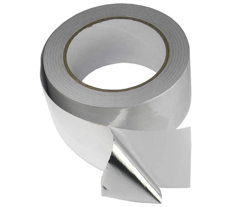 GS Aluminium Foil Adhesive Tape (72mmx20m) (1), Silver - Image 2