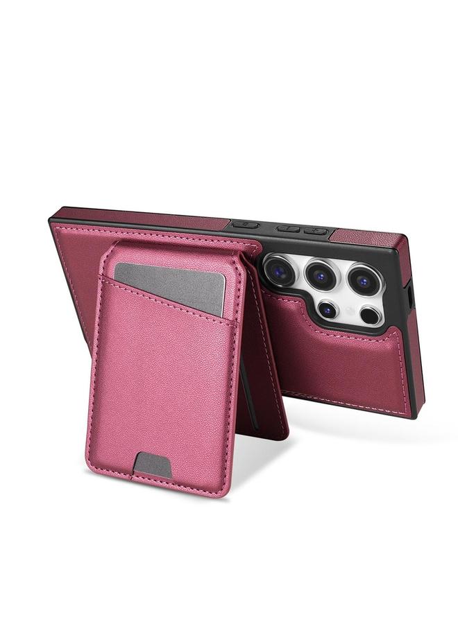 S-TOP Case For Samsung Galaxy S25 Ultra 5G Skin Feel Detachable Card Bag Magsafe Phone Case - Image 5