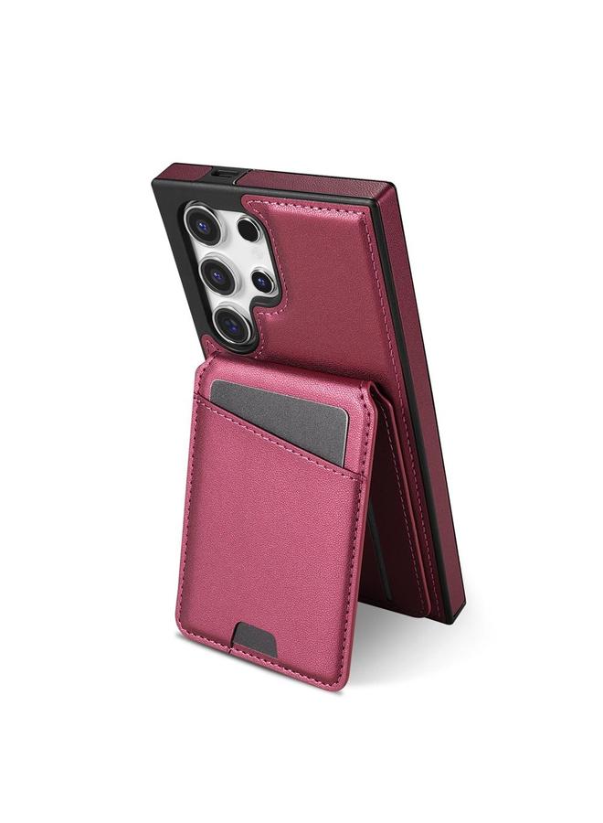 S-TOP Case For Samsung Galaxy S25 Ultra 5G Skin Feel Detachable Card Bag Magsafe Phone Case - Image 4