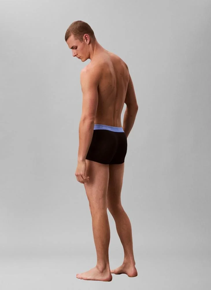 Calvin Klein  5 Pack Low Rise Trunks - Icon Cotton Stretch for Men | Best Price UAE