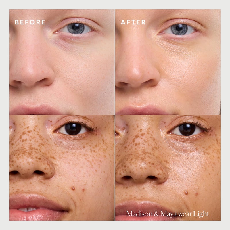 NATURIUM مرطب ملون ديو-غلو من ناتوريوم SPF 50+ خفيف، واقي شمس مرطب يومي ومؤسس للوجه مع لون، واقي للبشرة مع لمسة لامعة، 1.7 أونصة - Image 3