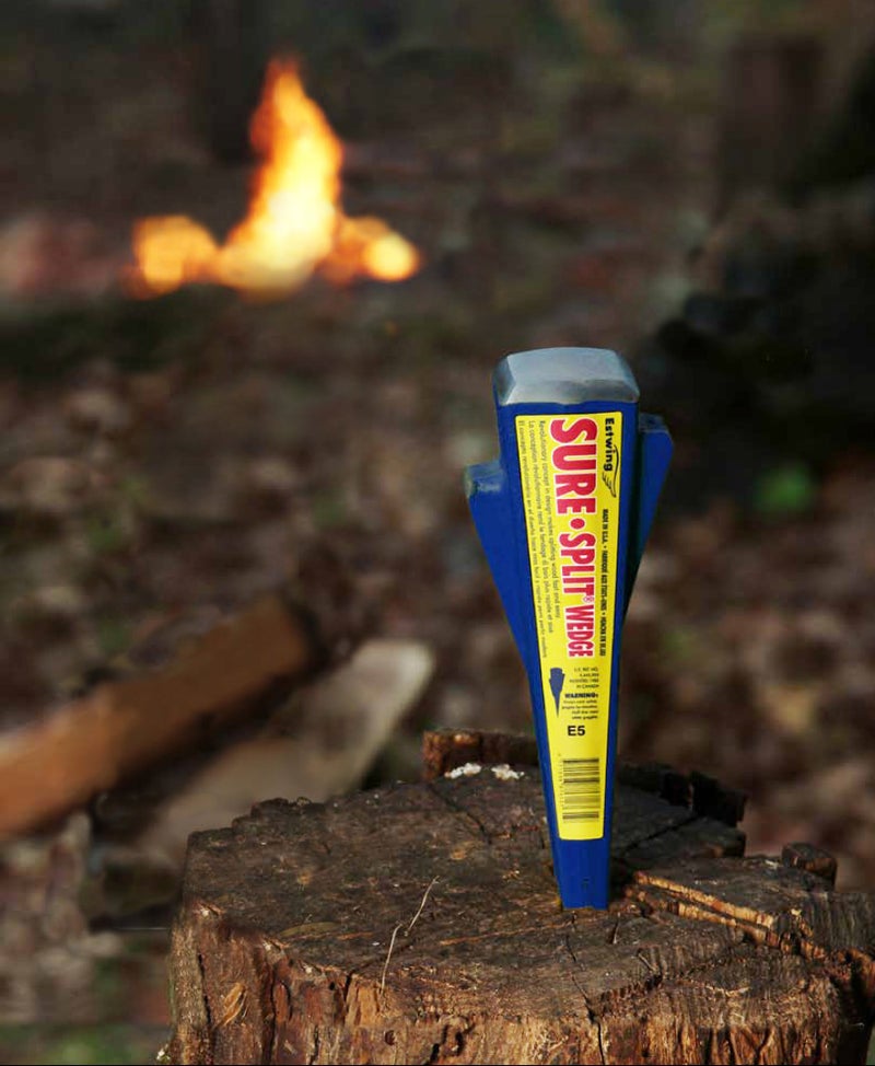 Estwing أداة تقسيم الخشب ESTWING Sure Split Wedge - 5 باوند مع هيكل فولاذي مطروق وحافة قطع 1-7/8 بوصة - E-5 - Image 3