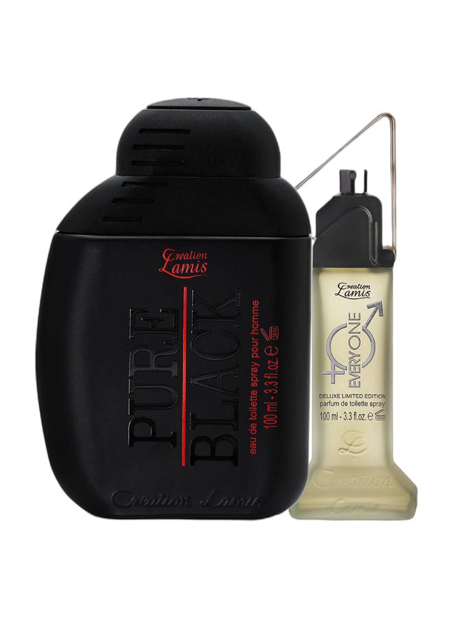 Creation Lamis عطر بورت بلاك للرجال 100 مل وعطر للجميع 100 مل - مجموعة - Image 1