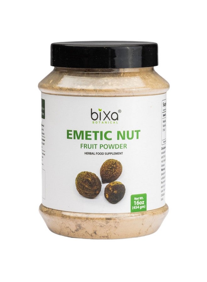 bixa BOTANICAL Emetic Nut Powder | Randia dumetorum | 1 Pound / 16 OZ | Promotes Removal of toxins | Ayurvedic Herbal Supplement | Gluten Free, Non-GMO, Vegan, 100% Pure. - Image 1