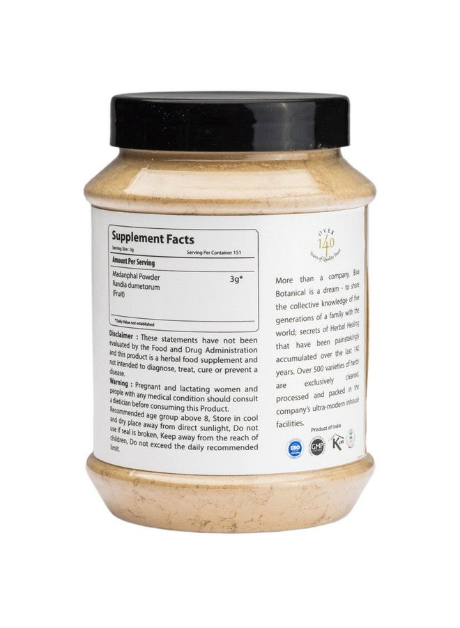 bixa BOTANICAL Emetic Nut Powder | Randia dumetorum | 1 Pound / 16 OZ | Promotes Removal of toxins | Ayurvedic Herbal Supplement | Gluten Free, Non-GMO, Vegan, 100% Pure. - Image 3