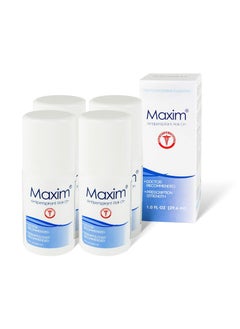 Maxim Clinical Strength Antiperspirant Deodorant for Women & Men, Anti-Sweat Deodorant, Prevent Sweat Armpits, Underarm Sweat Block Treatment, Protection to Keep Dry & Odor Free (4 Pack) 