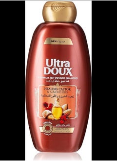 Garnier Ultra Doux Hair Strengthening Shampoo with Castor and Almond Oils, 400 ml