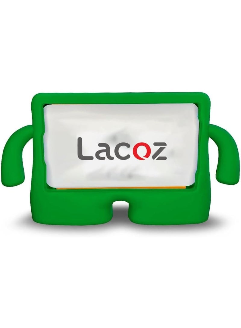 Lacoz Silicone Protective Case Cover for iPad (A16) 11th/10th Generation 2025/2022 Shockproof Soft TPU Back Cover, Lightweight Anti-Scratch Tablet Protection Case Green - Image 1