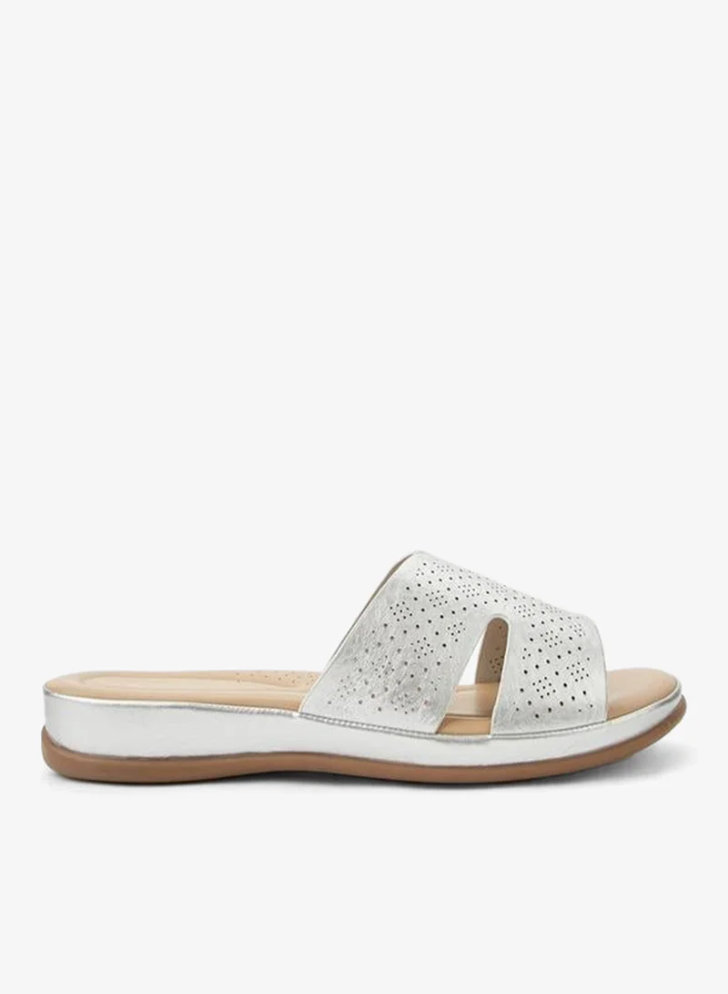 Le Confort Women Perforated Slide Sandals