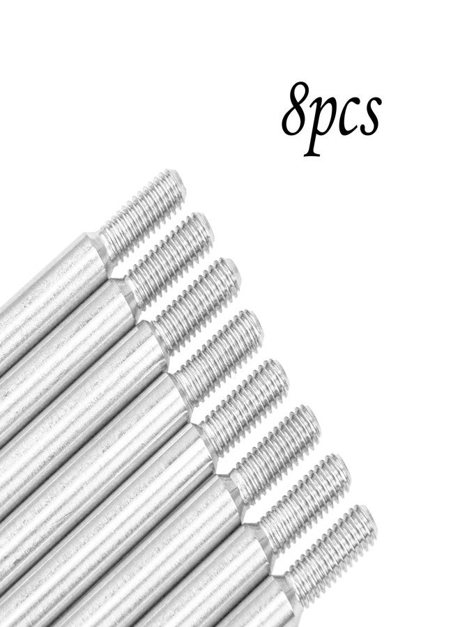 في جو هوبي 8 قطع من وصلة قضيب سحب هيكل قاعدة العجلات من الفولاذ المقاوم للصدأ 324 من Vgoohobby متوافقة مع سيارة Traxxas TRX-4 Defender Tactical S201 1/10 RC Crawler - Image 3