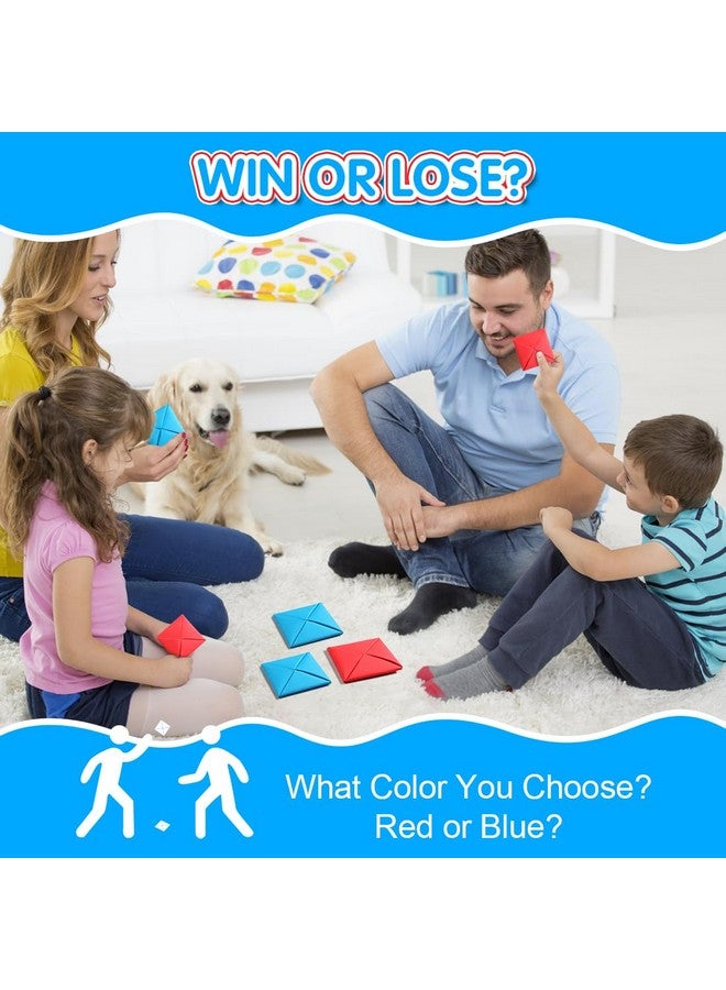 6 Pack Ddakji Paper Flip Toy - Dakji Korean Game Hard Cardboard Hiting Paper Game - Party Supplies Game with Friends - Image 4